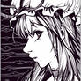 Blak and white Yukari