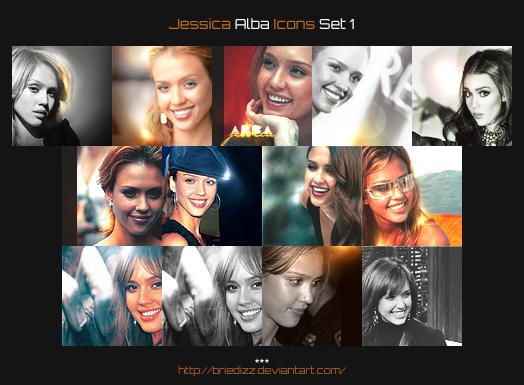 Jessica Alba Icons Set1 by briedizz on DeviantArt