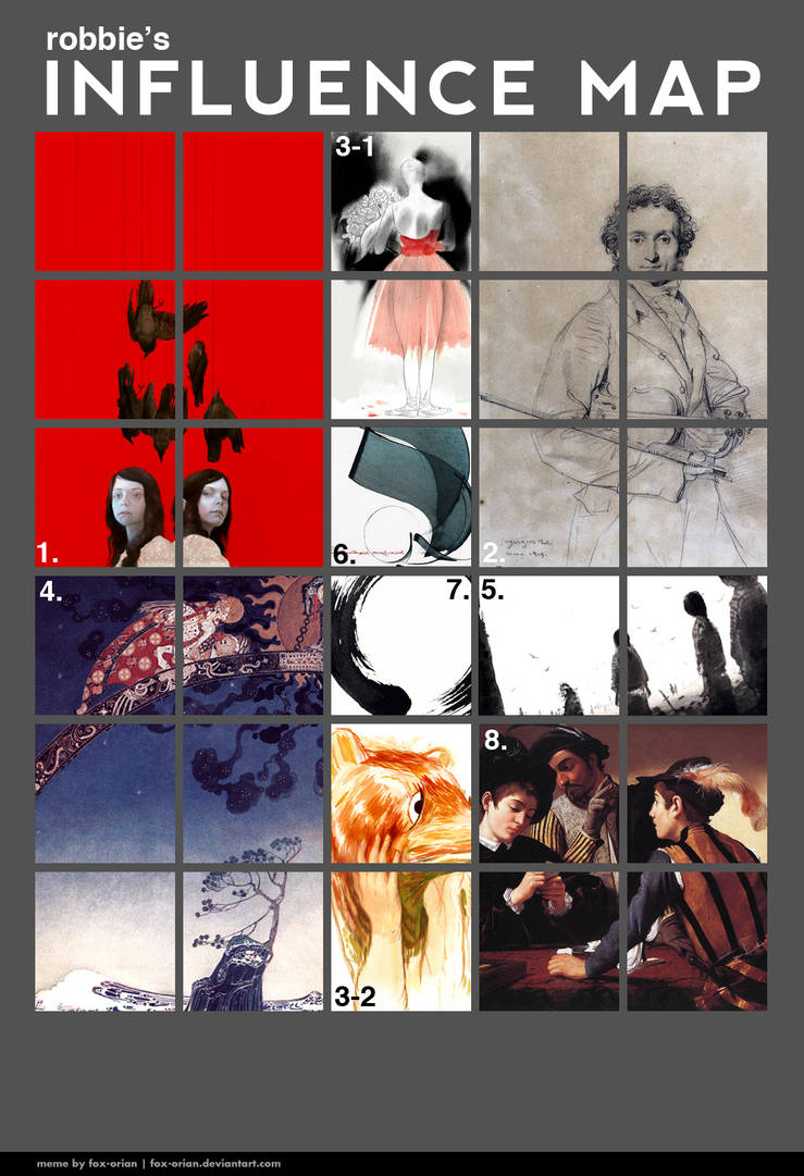 Influence Map by robbiedraws on DeviantArt