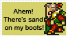 Kefka: Sand on His Boots stamp