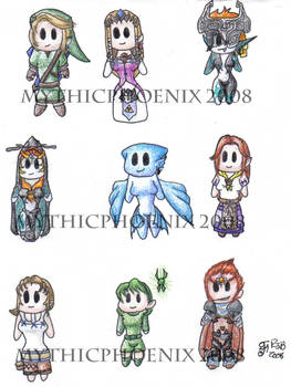 Legend of Zelda Chibi Set