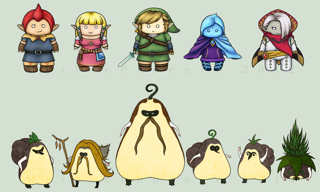 LoZ: Skyward Sword Chibi Set