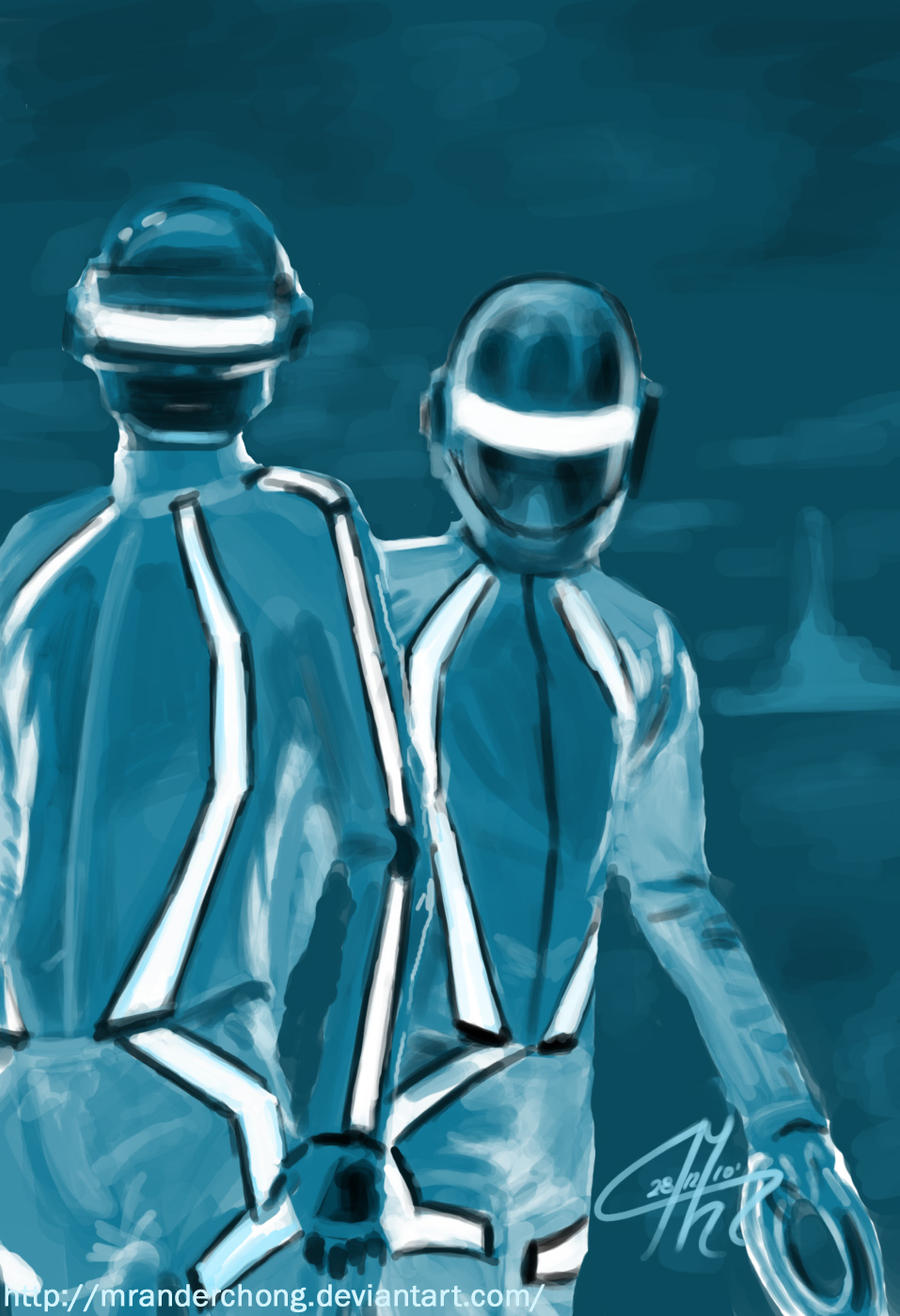 Daft Punk TRON Speed Paint