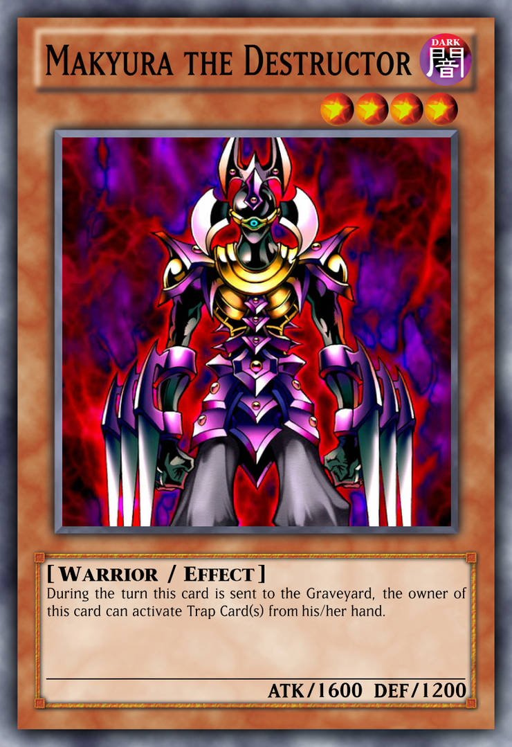 Yu-Gi-Oh! Makyura The Destructor Super Rare Card - DB1-EN169 Dark Beginnings 1 Unlimited Edition