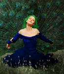 Peacock Madonna by jondee101