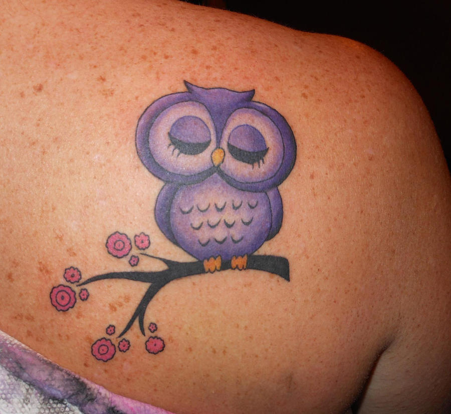 Cute Owl Tattoo by bjorkmario on DeviantArt