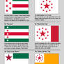 Mix of flags for the Union of Pacifica