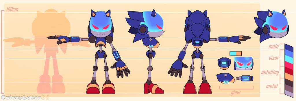 Chaos Sonic Sonic prime Metal Sonic TOBE MODEL by Runhurd -- Fur