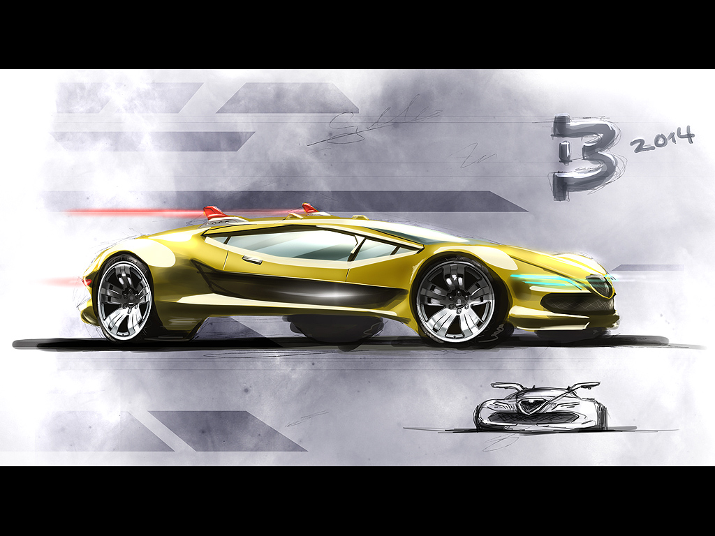 B concept - speedpainting