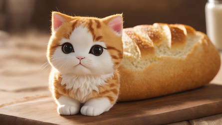 Chibi Bread Cat