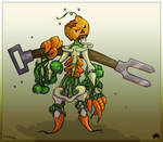 Vegetable Zombie by Cique