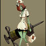 Lysol-Jones Zombie Nurse Green