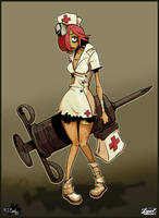 Lysol-Jones Zombie Nurse