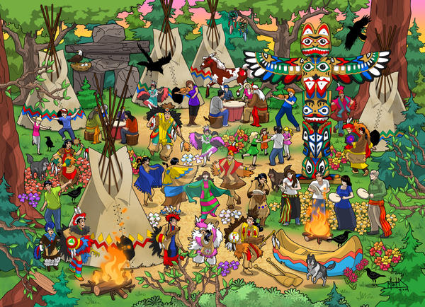 First Nations Character First Nations by MartDsasquatch on DeviantArt