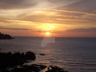 Sunset over Combe Martin