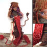 Knitting Huldra - Monster High Clawdeen custom