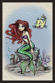 Ariel and Flounder