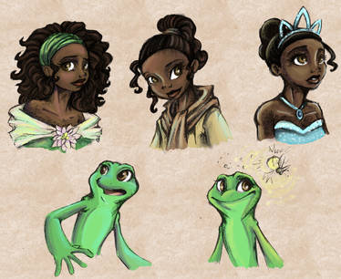 Tiana doodles