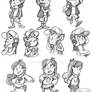 Dipper and Mabel Sketches