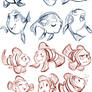 Finding Nemo Sketches