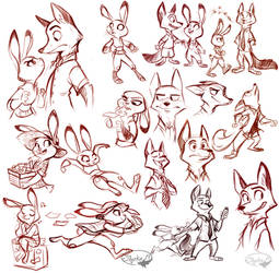 Zootopia Sketches