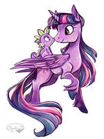 Twilight and Spike