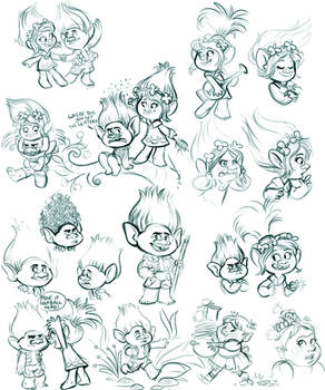 Trolls Sketches (Spoilers)