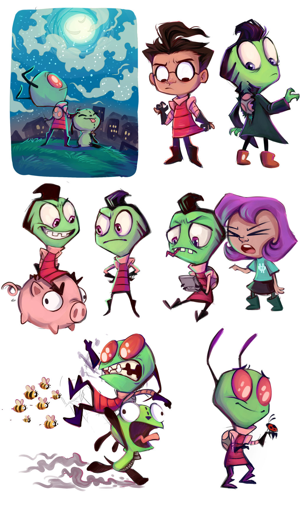 Invader Zim 2 by sharkie19 on DeviantArt
