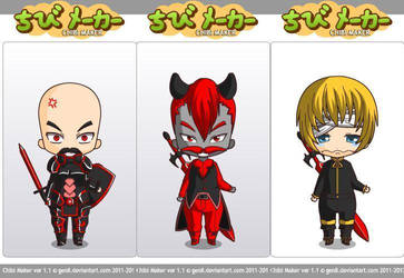 chibi maker PzUT: Three little devils