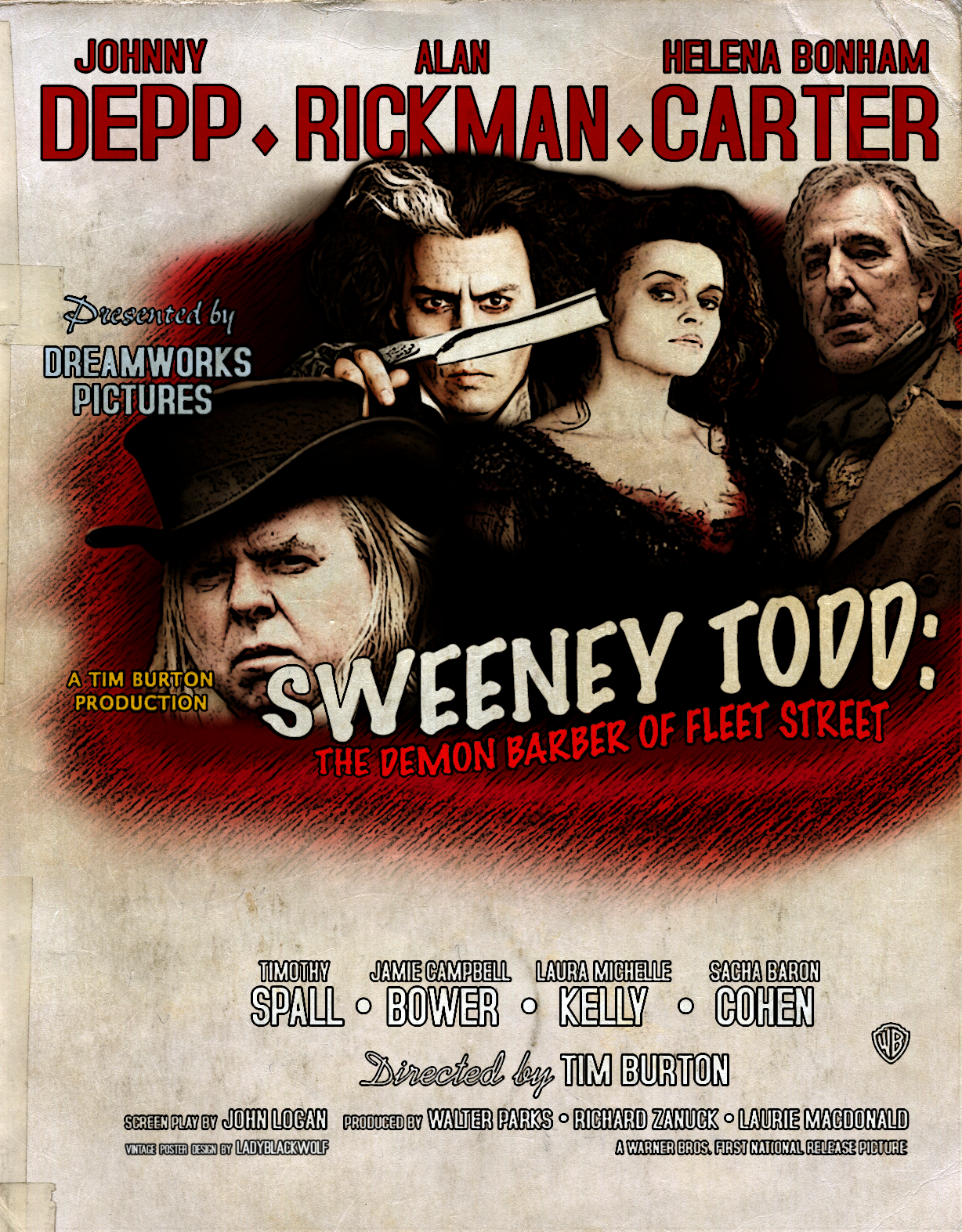 1940s-Style ''Sweeney Todd'' Movie Poster