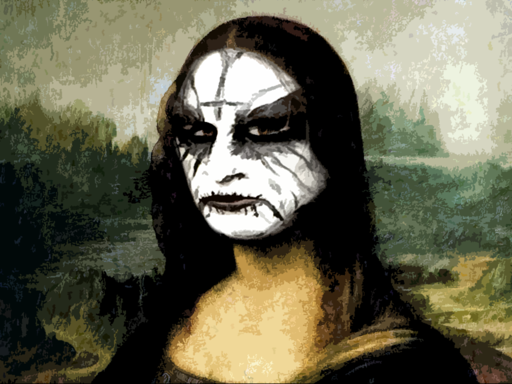 Black Metal Mona Lisa