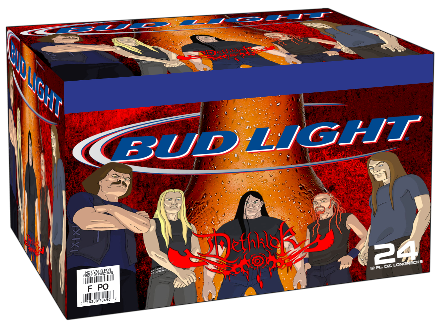 Dethklok Bud Light Packaging