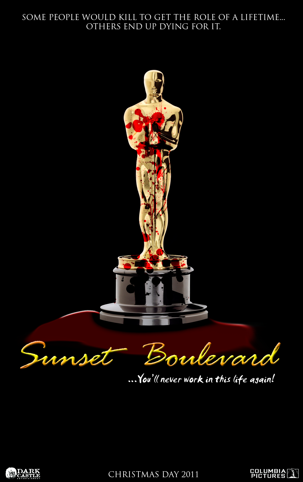 Sunset Boulevard Horror Poster