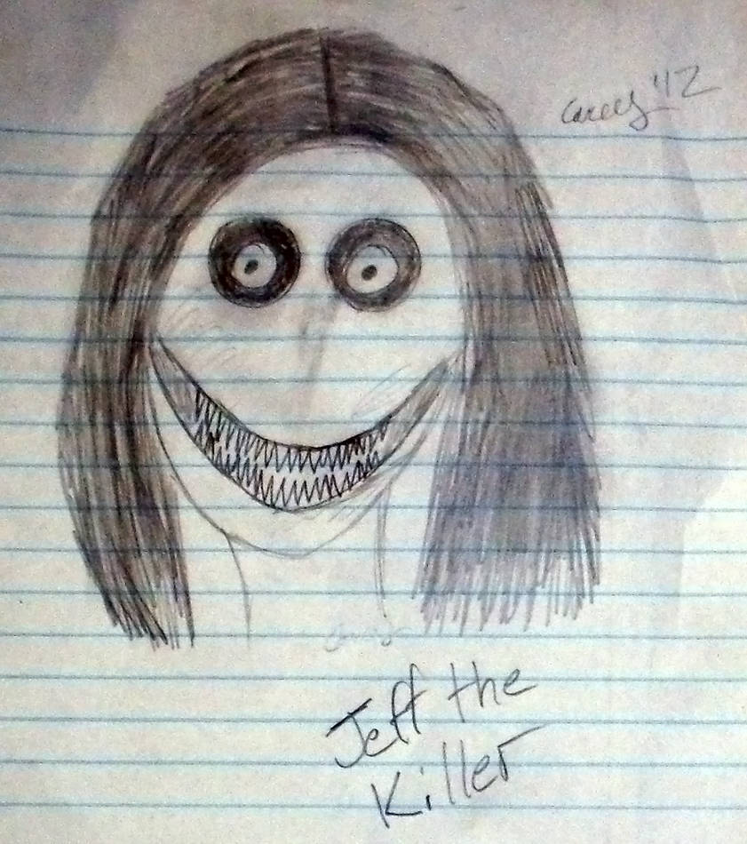 Jeff The Killer Notebook Sketch by MadamBlackWolf on DeviantArt