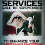 Purge Christmas Ad: Santa With A Machine Gun
