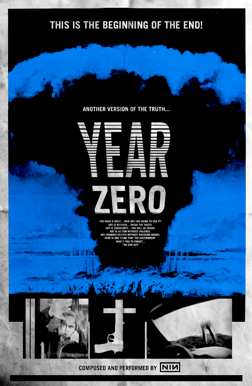 Nine Inch Nails Year Zero Cinema-Style Poster by TheLadyBlackWolf on  DeviantArt