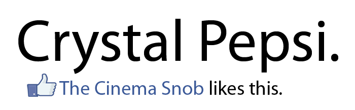 Cinema Snob Likes Crystal Pepsi Sticker