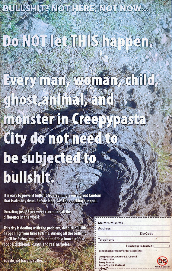 Creepypasta City Anti-BS Council Ad