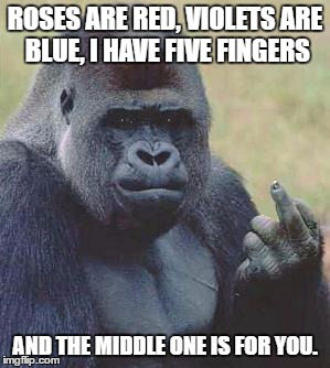 eSults: Gorilla Flipping The Bird