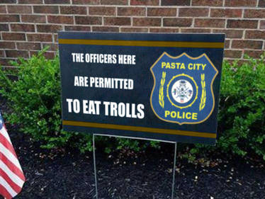 Reminder From The Pasta City Police Department...
