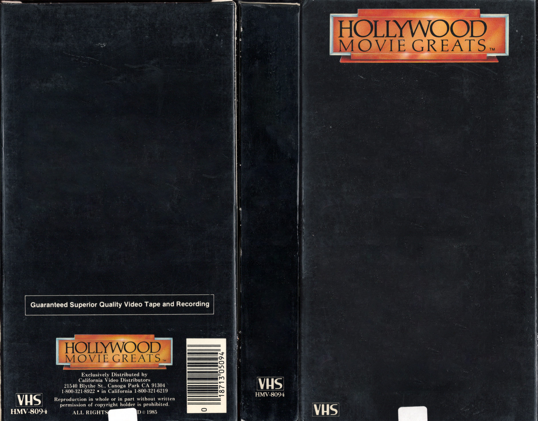 Vhs Tape Cover