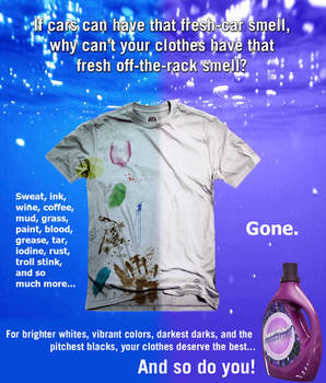 Amethyst Laundry Detergent Ad