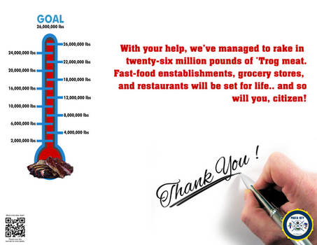 ''We've Reached Our Goal!'' Ad