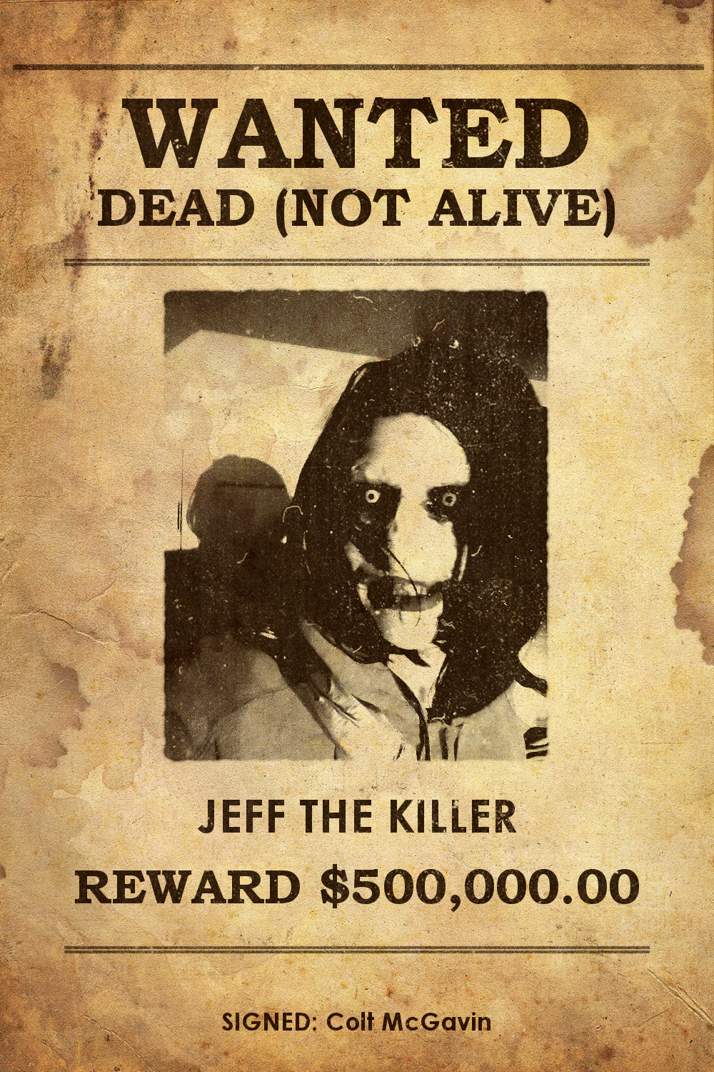 Jeff the Killer Poster for Sale by LemV0m