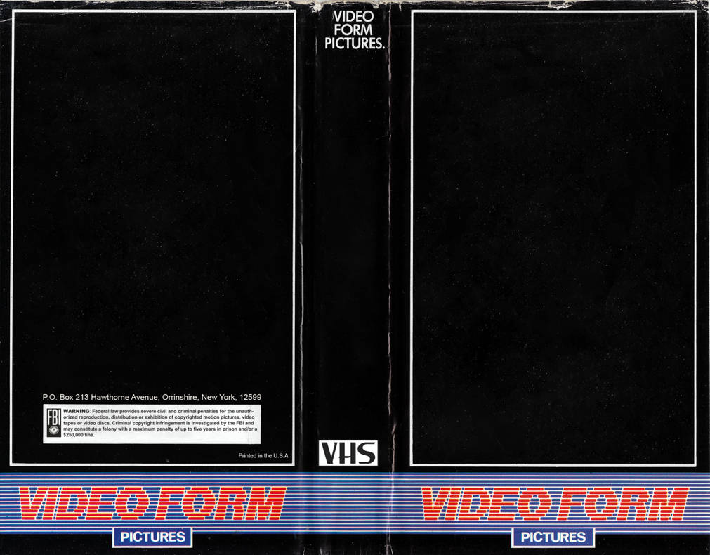 Video Form Pictures VHS Template by MadamBlackWolf on DeviantArt