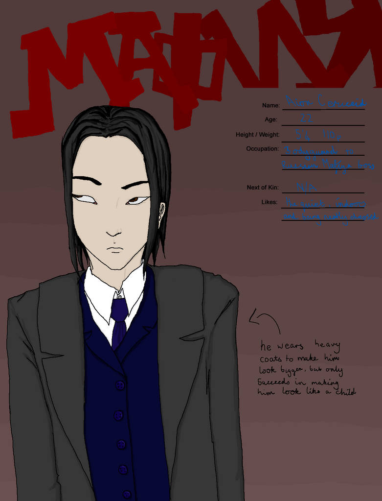 charactor reference by randominity on DeviantArt