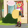 Equestria Girls Sunset Shimmer ate Scabbard