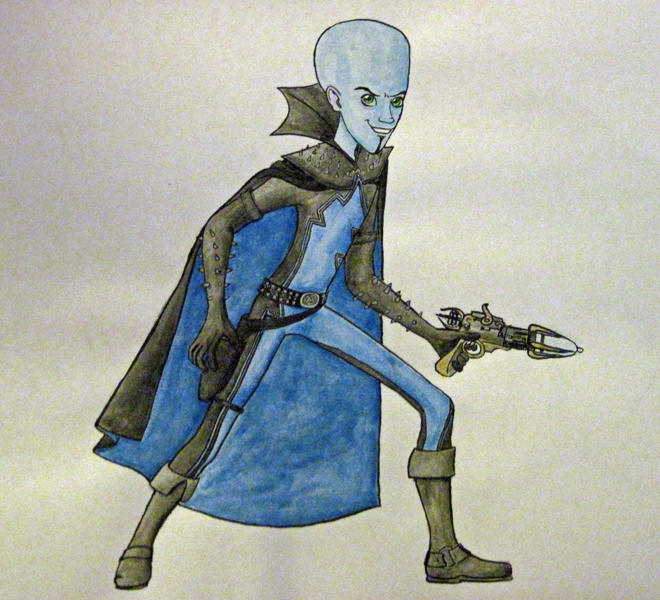 Megamind watercolor