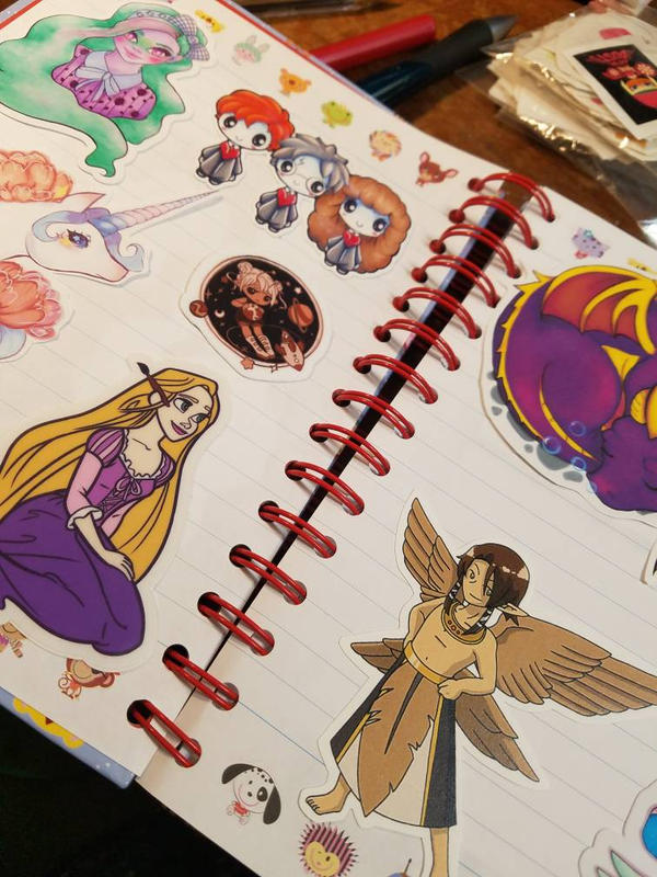Sticky Sticker Deviantart sticker holder by HollyRoseBriar on DeviantArt