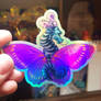 Holographic Butterfly Dragon Stickers 